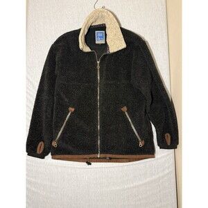 Vintage Made In USA “alf” Kuhl Women’s Sherpa  Jacket Full Zip Sz Small